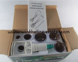 Cupping set 6 pcs cupping glass/cupping product/cupping device/cupping therapy Freeshipping