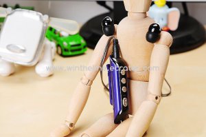 Bluedio AVX6 Wireless Stereo Bluetooth Headset A2DP Clip-on Design(Blue) -- Freeshipping