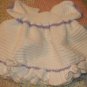 Fluffy Dress and Bonnet
