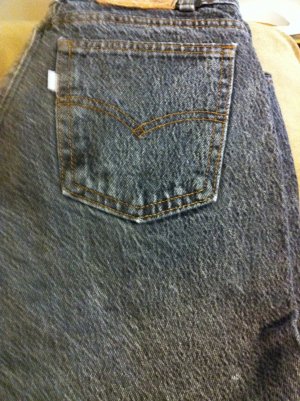 Silver Tab Black Denim Levis