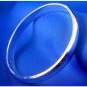 Silver plated Polished Thick bangle Bracelet