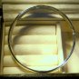 Silver plated Polished Thick bangle Bracelet