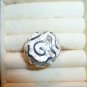 Fashion Big Rose Bud Ring-Silver Tone-Adjustable