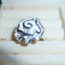 Fashion Big Rose Bud Ring-Silver Tone-Adjustable