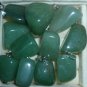 Green Jade Pendant + a silver plated chain of your choice, 16", 18" or 20 " long