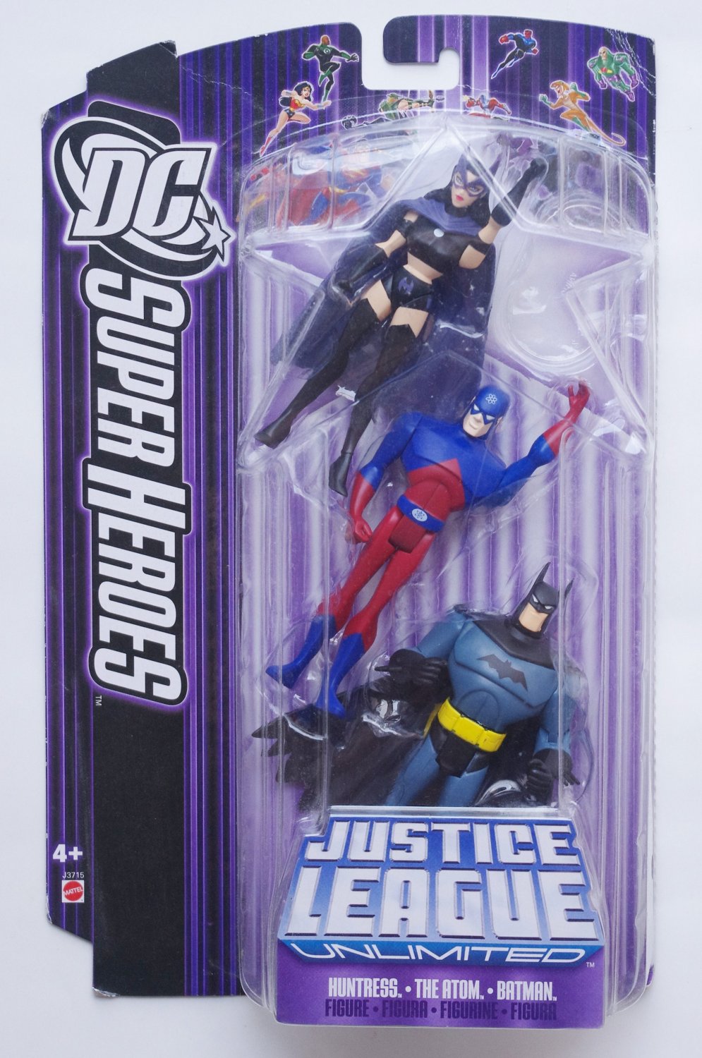 Justice League UnLimited Huntress, The Atom, Batman