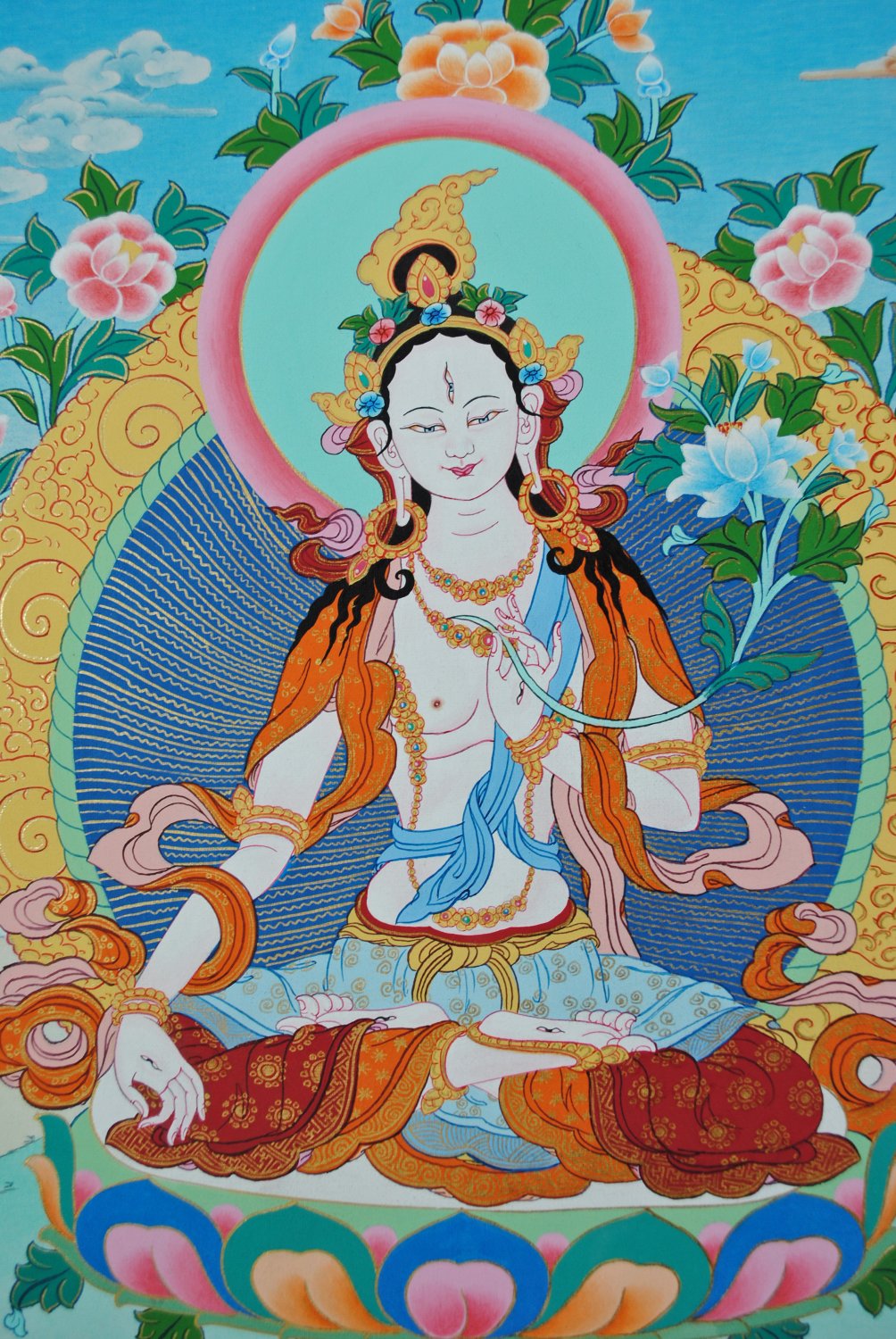 White tara. Тара богиня Индия. Тара богиня тибетский буддизм. Тара искусство Тибет. Богиня любви в буддизме.