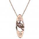Rose Turtle Surf Opal Pendant