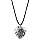 Monstera Turtle Pendant