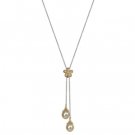 Denny Wong Golden Pearl Lariat Necklace