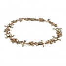 Turtle and Plumeria Bracelet