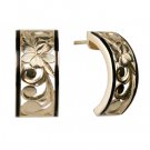 Traditional Hawaiian Earrings with Enamel 10mm