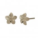 Plumeria Stud Earrings 11mm