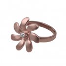 Tiare Diamond Ring Rose Gold 15mm