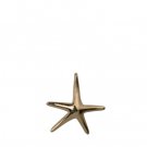 Starfish Smooth Yellow Gold Pendant 20mm