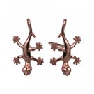 Gecko Rose Gold Earrings