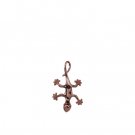 Gecko Rose Gold Pendant 18mm