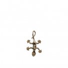 Gecko Gold Pendant 18mm