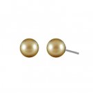 Golden South Sea Studs in White Gold 8mm
