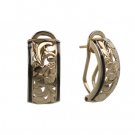 Hawaiian Dome Earrings with Enamel 10mm