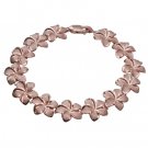 Queen Plumeria Bracelet Rose Gold 11mm