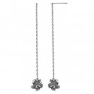 Queen Plumeria Icicles in White Gold