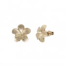 Queen Plumeria Stud Earrings 11mm