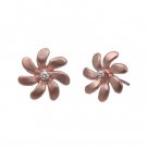 Tiare Diamond Earrings Rose Gold 15mm