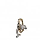 Denny Wong Dolphin Hoop Pendant 28mm