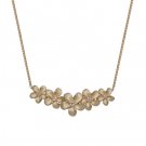 Denny Wong Five Plumeria Lei Necklace 43mm
