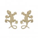 Denny Wong Gold Gecko Earrings 20mm