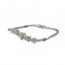 Denny Wong Plumeria Lei Bangle in White Gold
