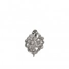 Denny Wong Plumeria Lei Pendant White Gold 22mm