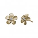 Denny Wong Plumeria Stud Earrings 6mm