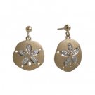 Denny Wong Sand Dollar Earrings 15mm