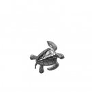 Denny Wong Turtle Moveable White Gold Pendant 25mm