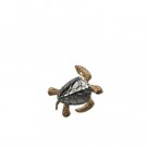 Denny Wong Two Tone Turtle Moveable Pendant 25mm