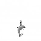 Denny Wong Dolphin White Gold Pendant 20mm