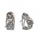 Artistica Dolphin Half Hoop Earrings