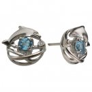 Artistica Dolphin Hoop Earrings 11mm