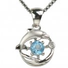 Artistica Dolphin Hoop Pendant