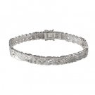 Island Flower Link Bracelet 8mm