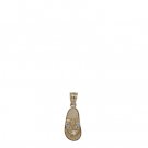Flip Flop Pendant with CZ