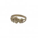 Plumeria Three Flower Ring