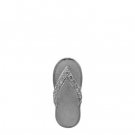 Flip Flop with Diamond Strap White Gold 22mm