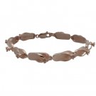 Rose Gold Flip Flop Bracelet