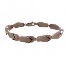 Rose Gold Enamel Flip Flop Bracelet