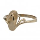 Flip Flop Gold Ring 18mm