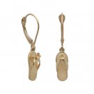 Flip Flop Leverback Earrings
