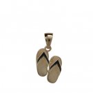 Flip Flop Pair Enamel Pendant